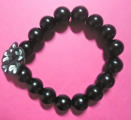 Pulseira Pérolas Preta