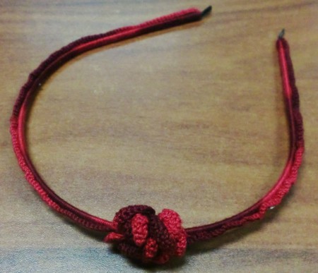 Bandolete Crochet Vermelha